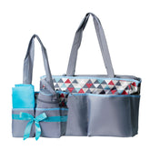 Colorland Changing Bag 5PC Set-Colorful Triangle
